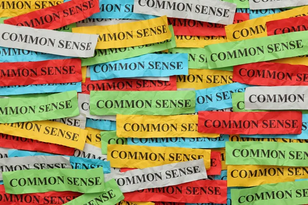 Common Sense — Stock Photo, Image