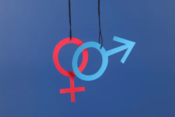 Гендерные символы — стоковое фото