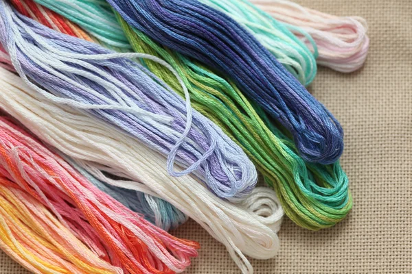 Cross-Stitch Threads — Stock Photo, Image