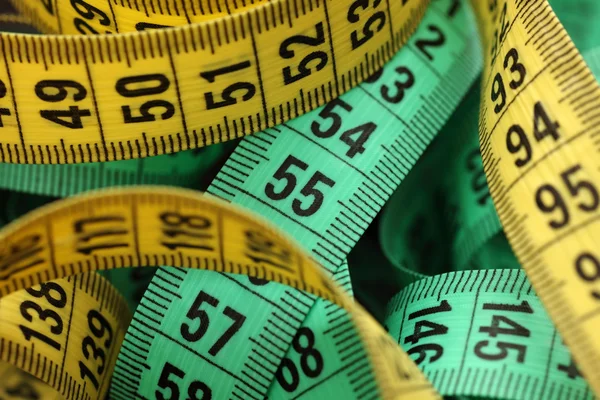 Colored tape measures — Stock Photo, Image