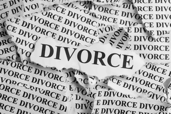 Rozdarty rozwód — Zdjęcie stockowe