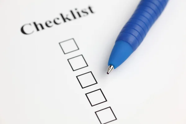 Checklist — Stock Photo, Image