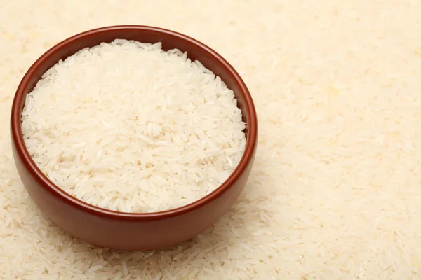 Long rice in bowl — Stock Photo, Image