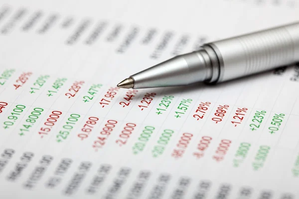 Financial statements — Stock Photo, Image