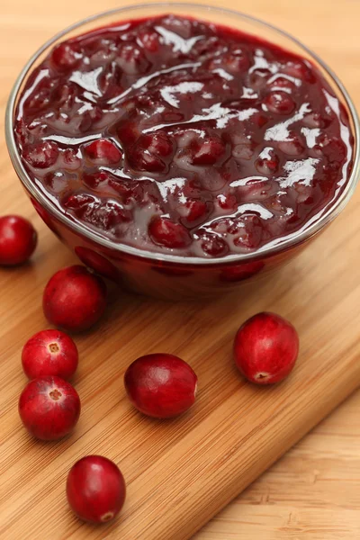 Cranberry sauce — Stock Photo, Image