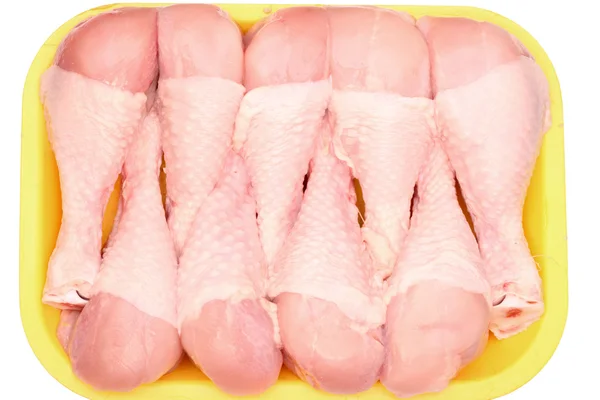 Palitos de pollo crudos — Foto de Stock