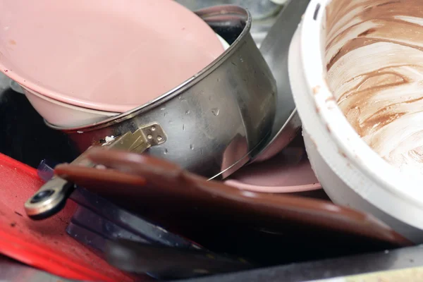 Dirty dishes — Stock Photo, Image