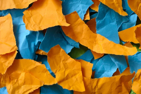 Красочные листы бумаги — стоковое фото