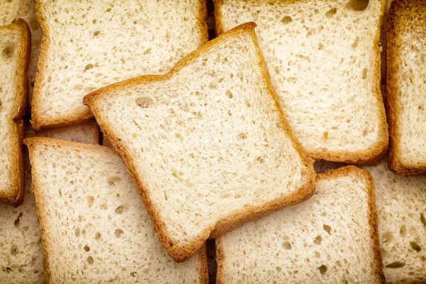 Fette di pane bianco — Foto Stock