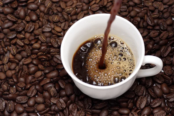 Hot coffee — Stock Photo, Image