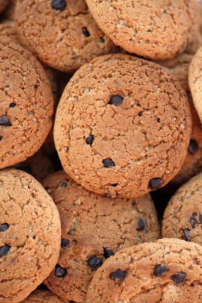 Oatmeal chocolate chip cookies — Stock Photo, Image