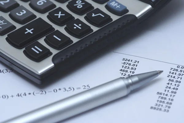 Calculating the budget — Stock Photo, Image