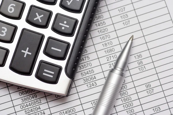 Calculating the budget — Stock Photo, Image