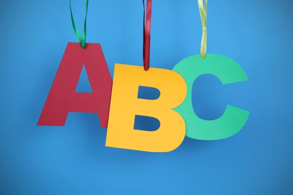 Papel ABC — Fotografia de Stock