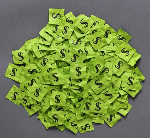 Dollar signs heap — Stock Photo, Image