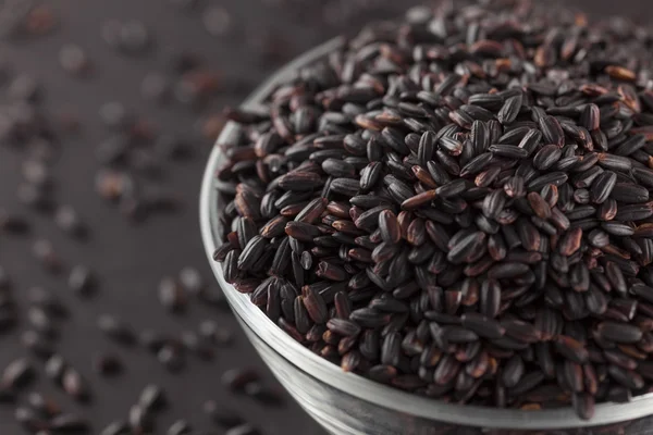 Black rice — Stock Photo, Image