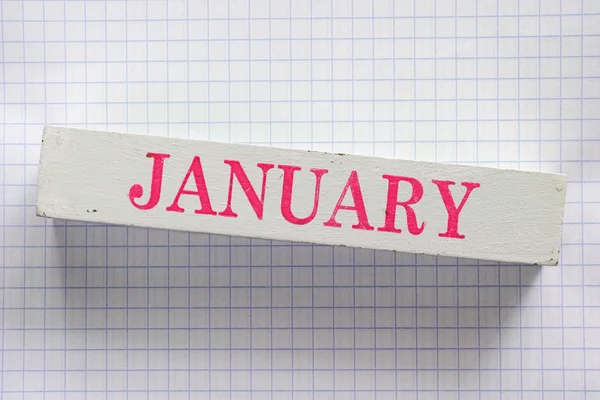 January — Stock Photo, Image