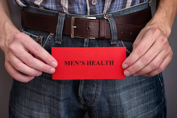 Mannen gezondheid concept — Stockfoto