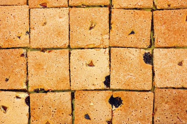 Quadratische Cookies Hintergrund — Stockfoto