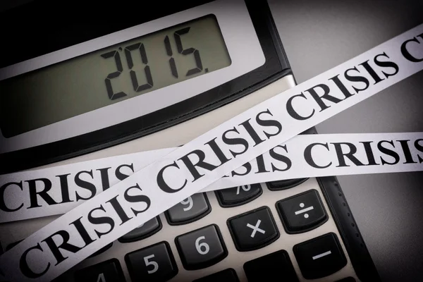 Crisis 2015 — Stock Photo, Image