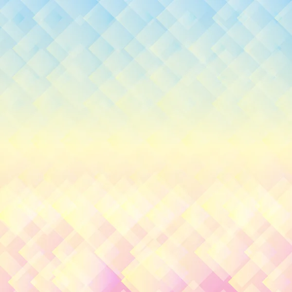Abstracte geometrische mozaïek pastel achtergrond — Stockvector