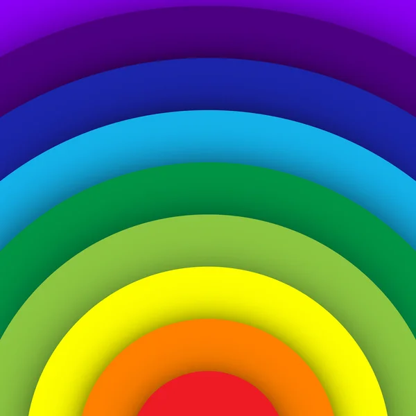 Fondo de curva de arco iris abstracto — Vector de stock