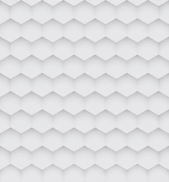 Modelo sin costura abstracto hexágono blanco — Vector de stock