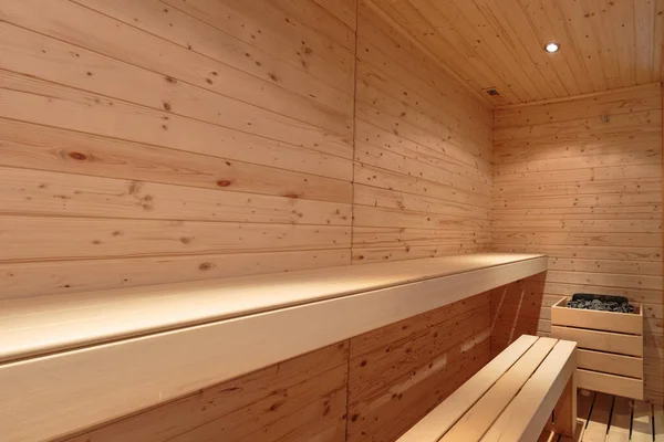 Pequeña Sala Sauna Acogedora — Foto de Stock