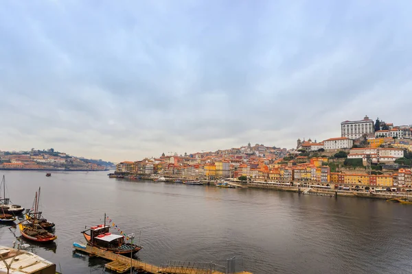 Piękny Krajobraz Porto Nad Rzeką Douro Porto Portugalia — Zdjęcie stockowe