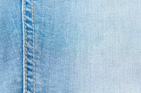 Material Hellblauer Denim Stoff Textur Hintergrund — Stockfoto