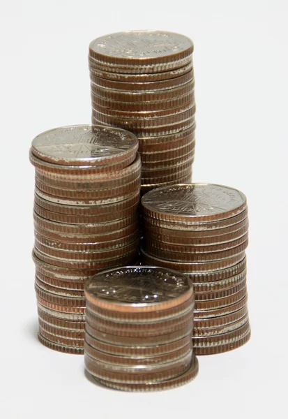 Beş banyo sikke yığını