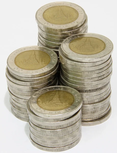 On banyo sikke yığını