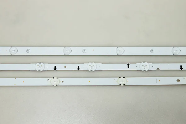 Three Strips Led Backlight Lcd Led Lens — 图库照片