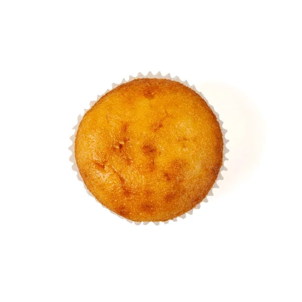Muffin Isolé Sur Fond Blanc Muffin Une Version Américaine Cupcake — Photo