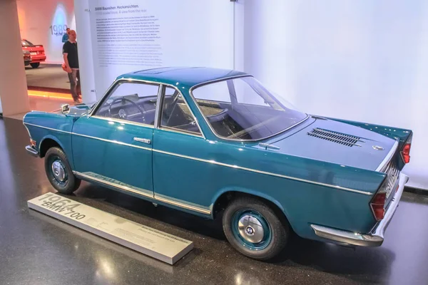 Germany Munich April 2011 Bmw 700 Microlitre Car Exhibition Hall — Stock Photo, Image