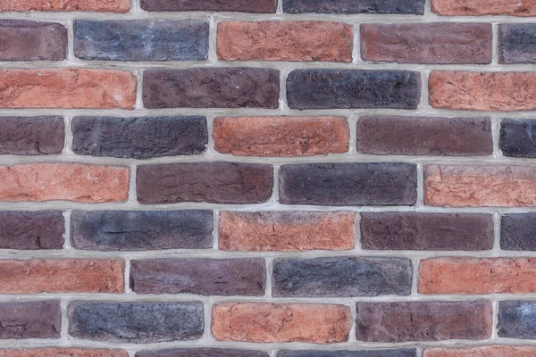 Mur Briques Clinker Brickwork Milieu Image Fond Pour Conception — Photo