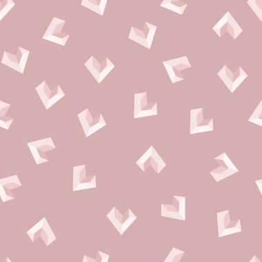 Origami kağıt kalpler seamless modeli