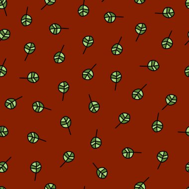 Özet yaprak çizim el seamless modeli