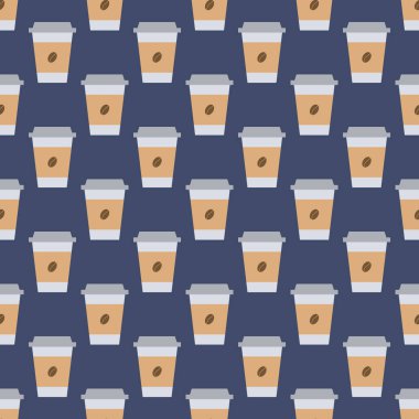 Paper Coffee Bardaklı Kusursuz Şekil. Tek kullanımlık kağıt kahve fincanlarıyla minimalist bir geçmiş. Duvar kağıtları için Kumaş Paketleme Mönüsü, Banner, Paketleme, Peçete, Etiketler, Broşür