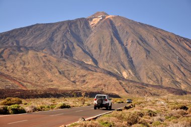 Teide volkanın görünümü