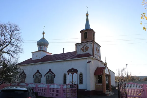 Ortodox Mirakulös Antik Ikon Templet — Stockfoto