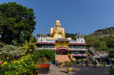 Altın tapınak Dambulla Dambulla, Central Province, Sri Lanka, Asya