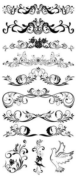 süs tasarım öğeleri - vektör