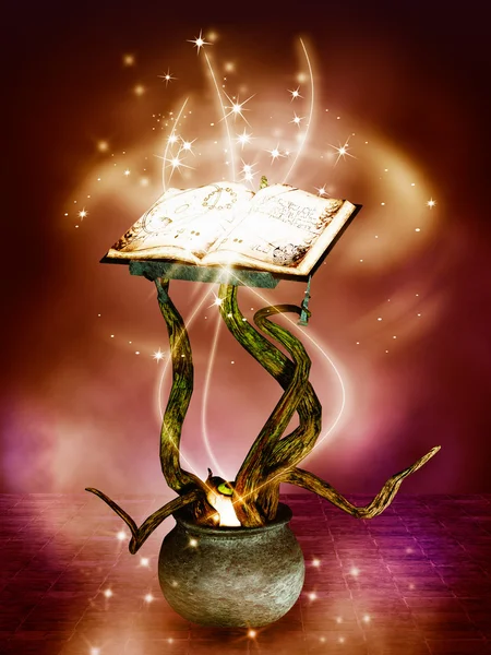 Magical mystery book — Stock Photo, Image