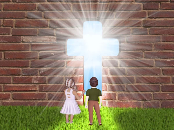 Children and religion — Stock Photo, Image