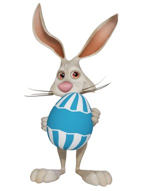 Easter bunny Paskalya yumurtaları ile çizgi film