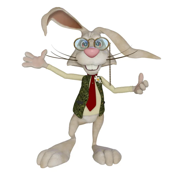 White rabbit — Stock Photo, Image