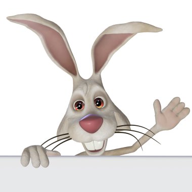 Paskalya tavşanı portre