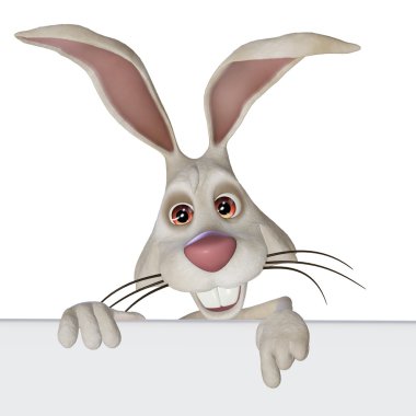 Paskalya tavşanı portre