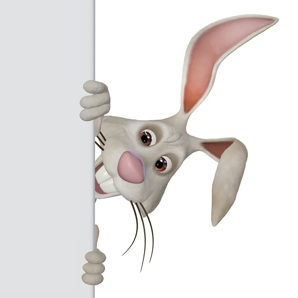 Пасхальный кролик крупным планом — стоковое фото